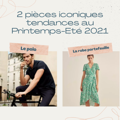 Le polo et la robe portefeuille : 2 pièces iconiques tendances ce printemps-été 2021 !