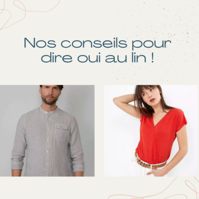 Le lin, la matière tendance cet été !