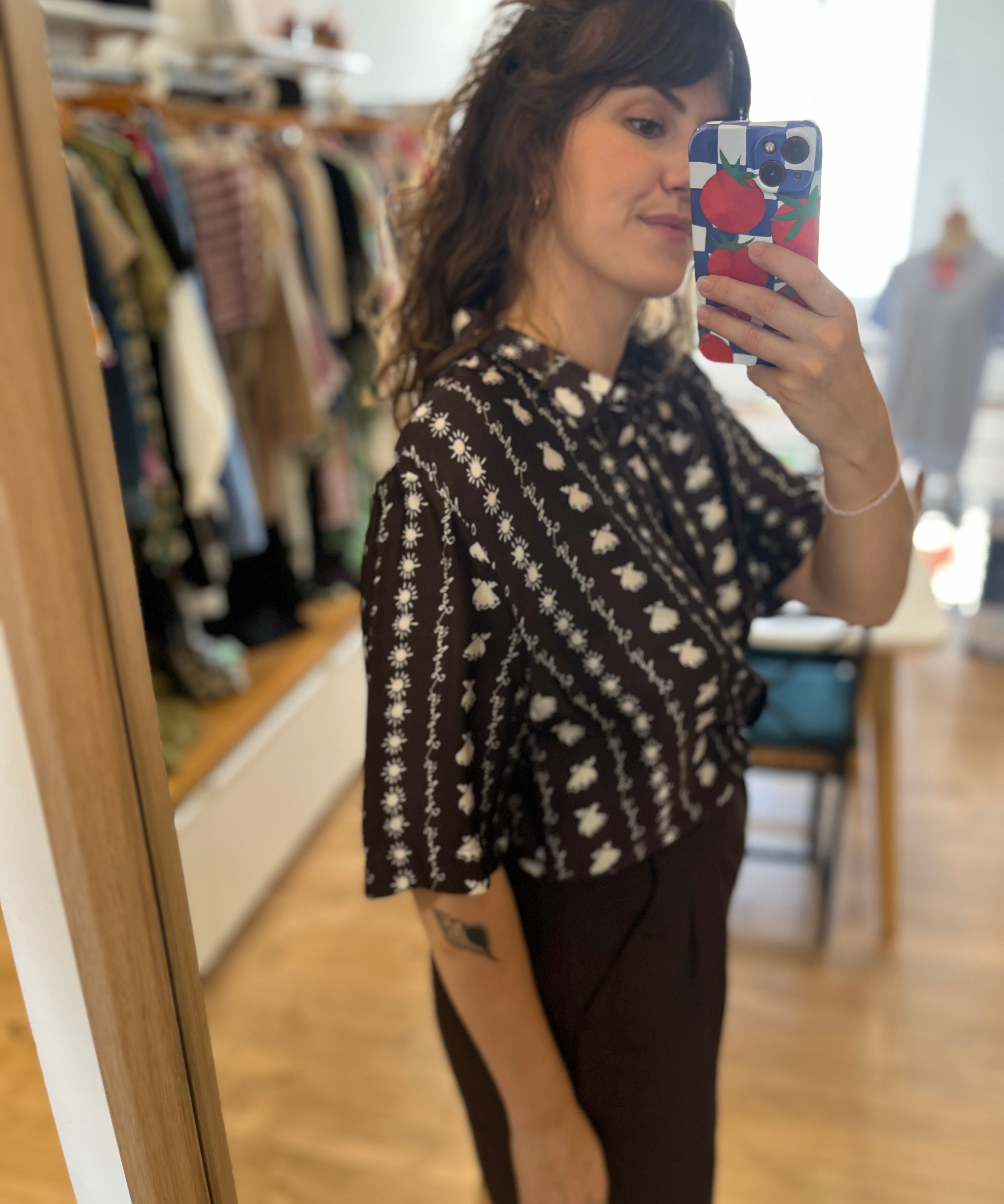 Chemise manches courtes imprimé coquillage Spizule - Sable - DES PETITS HAUTS