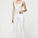 Pantalon blanc - slim taille haute - Best Mountain