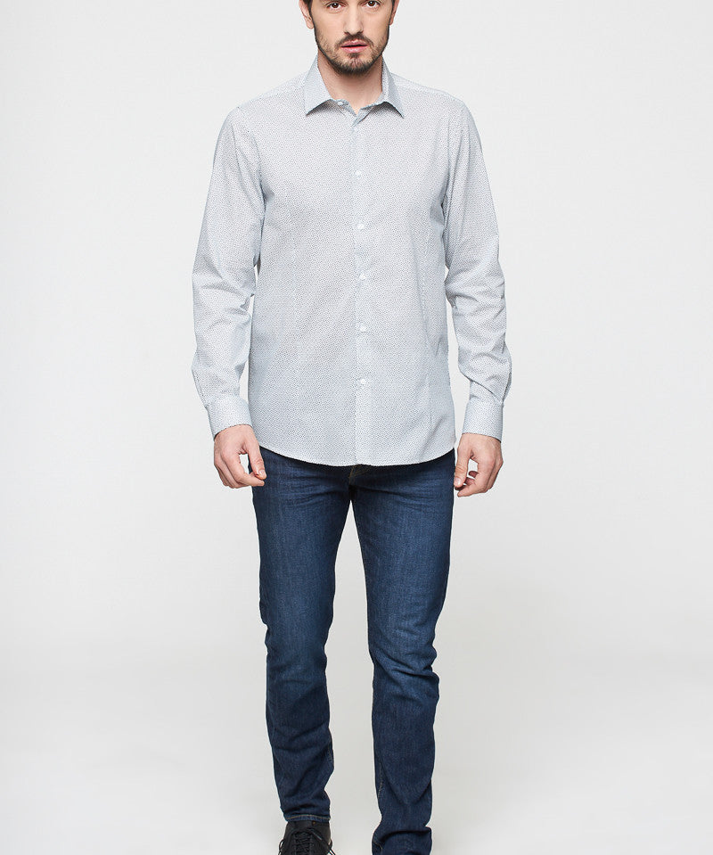 Chemise imprimée en coton - ecru - Best Mountain