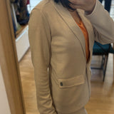 Veste blazer en maille légère Ykee - Sable - Sun Valley femme