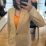 Veste blazer en maille légère Ykee - Sable - Sun Valley femme