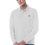Polo manches longues - Blanc - US POLO