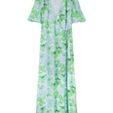Robe maxi cache-cœur à imprimé floral Denise - Pastel - FABIENNE CHAPOT