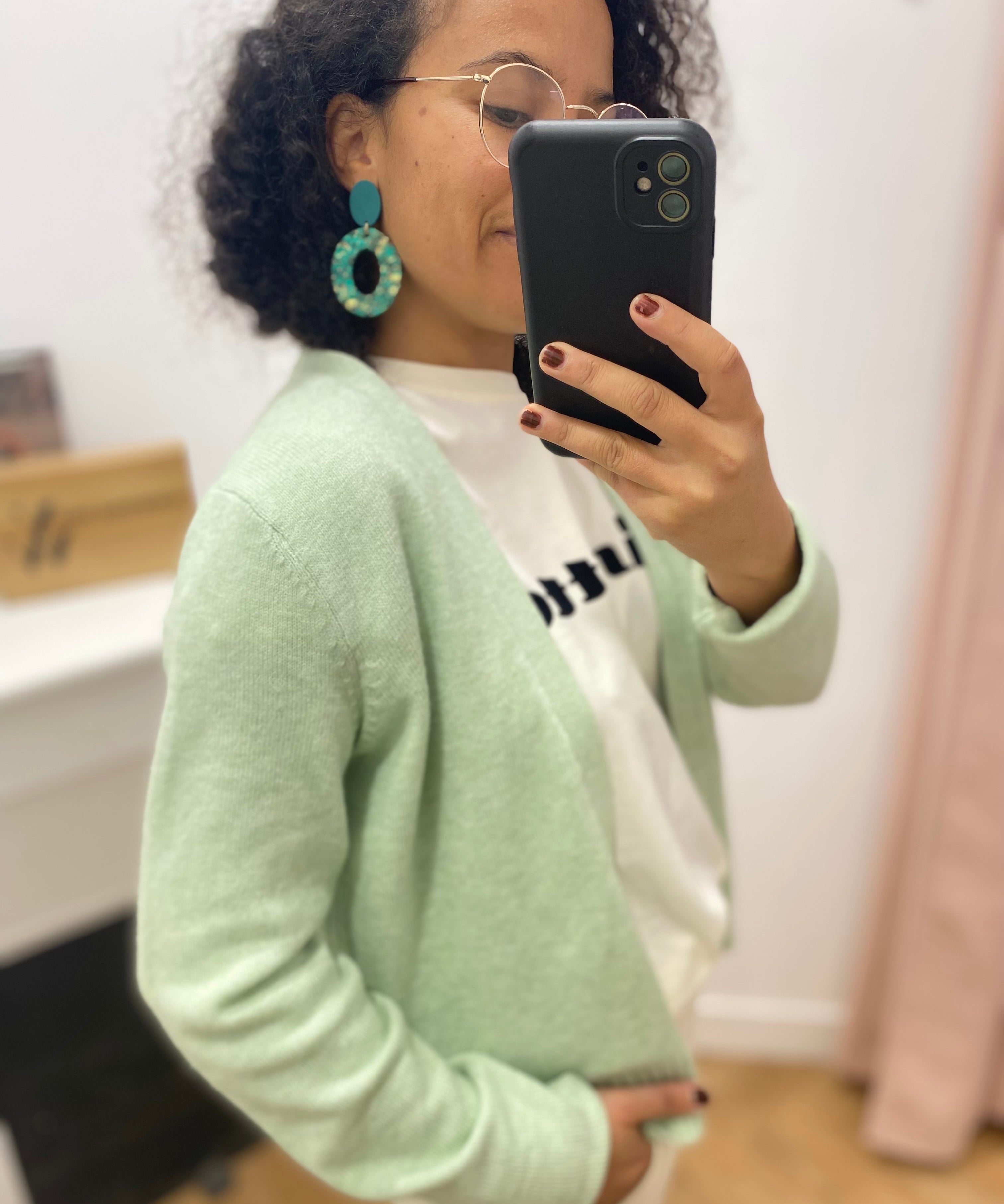Cardigan court ouvert Viril - Smoke Green - VILA