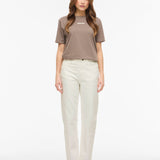 Jean droit taille haut Vikelly - Cloud Dancer - VILA