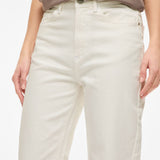Jean droit taille haut Vikelly - Cloud Dancer - VILA