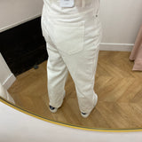 Jean droit taille haut Vikelly - Cloud Dancer - VILA
