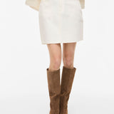 Jupe courte en jean - Cloud Dancer - VILA