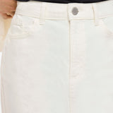Jupe courte en jean - Cloud Dancer - VILA