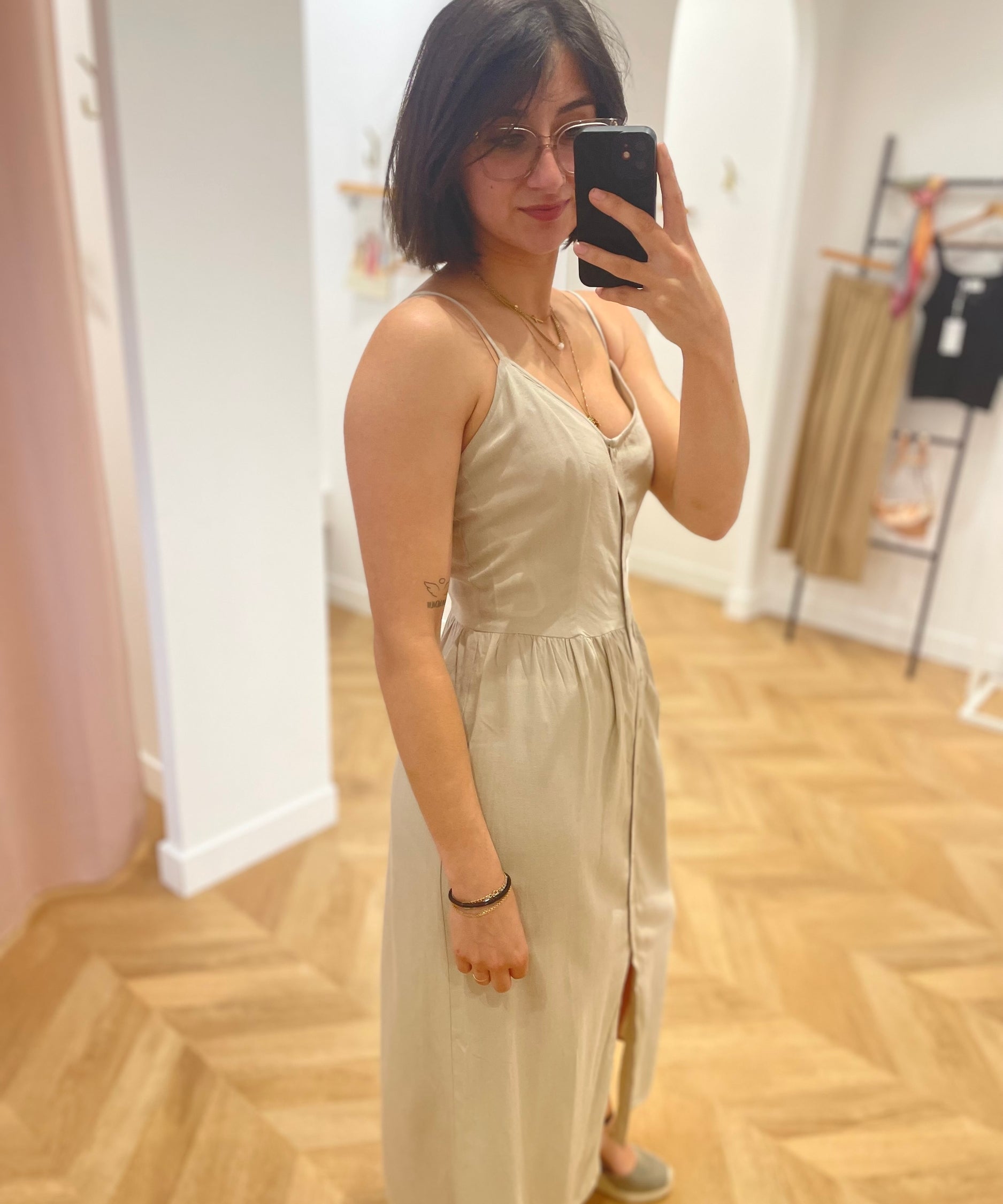 Robe Vipricil - Gris Plume - VILA