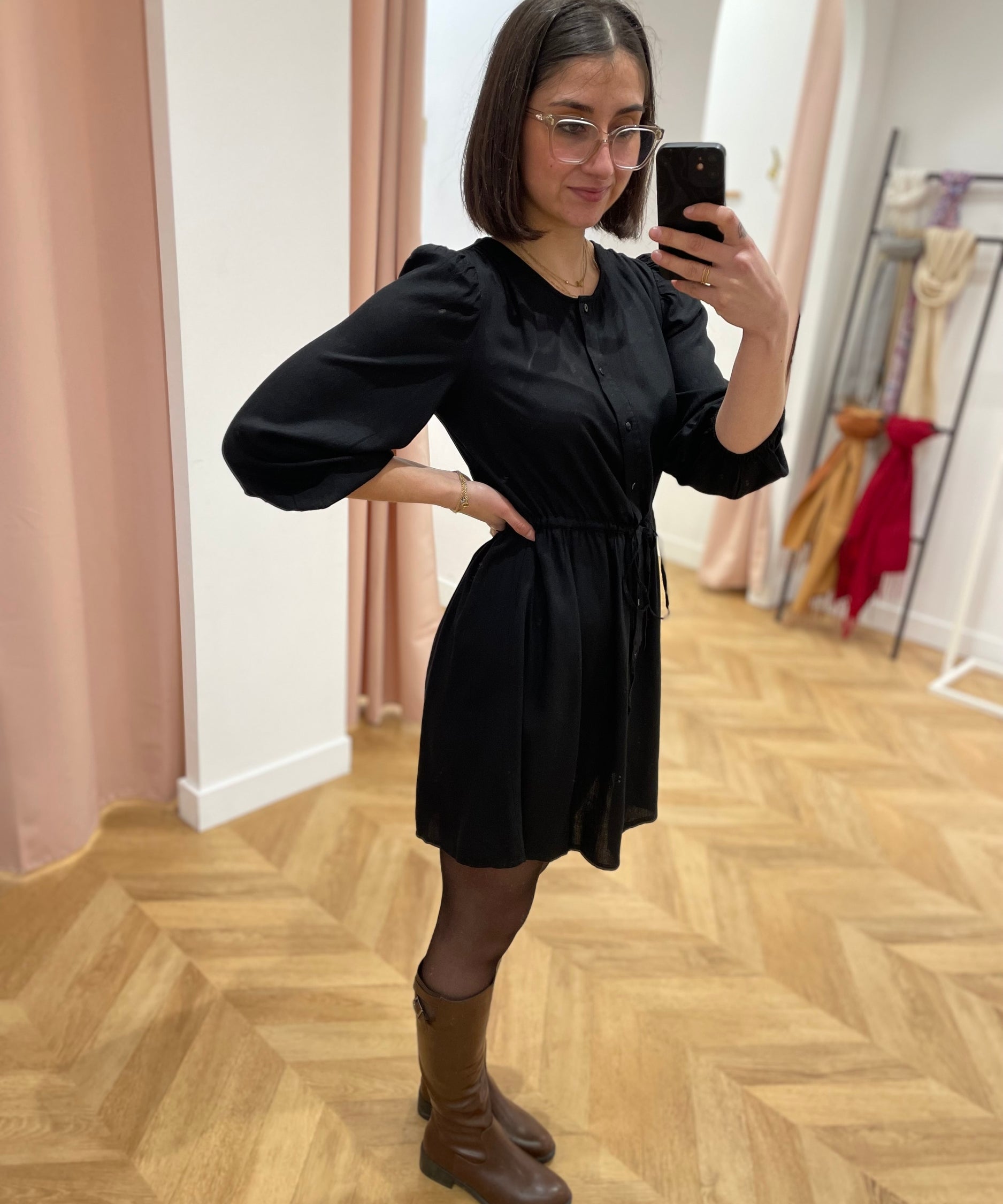 Robe courte Vipricil - Noire - VILA