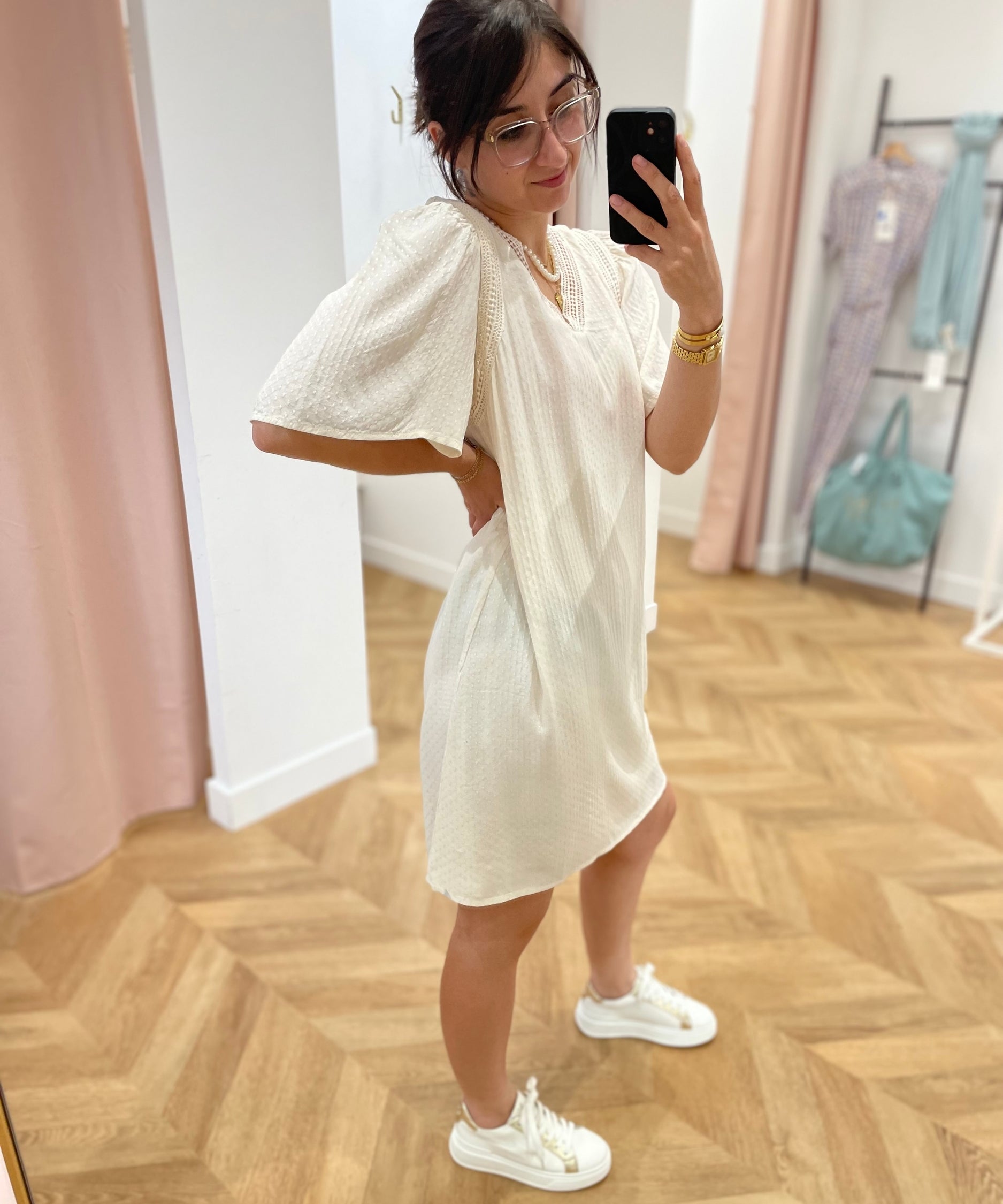 Robe Visaki - Ecru - VILA