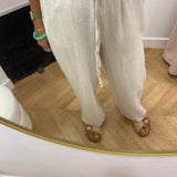 Pantalon à jambe ample taille mi-haute Virprisilla - VILA