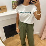 Pantalon à jambe ample taille mi-haute Virprisilla - VILA