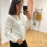 Chemise dentelle à manches longue Vitovan - Birch - VILA