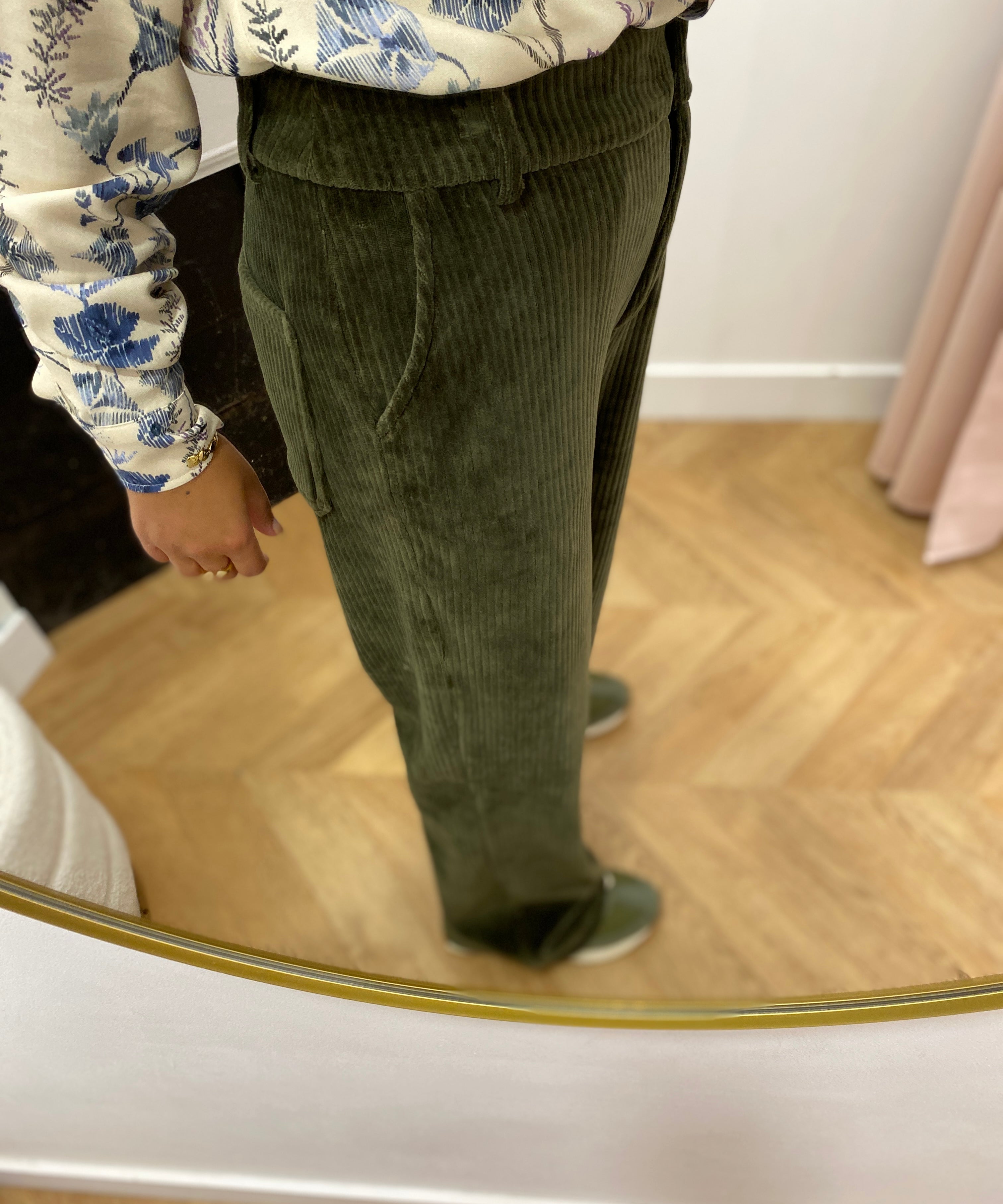 Pantalon large Vikita - Forest Night - VILA