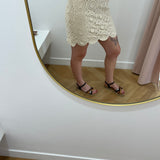Mini jupe crochet Virisse - Beige - VILA