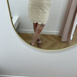 Mini jupe crochet Virisse - Beige - VILA