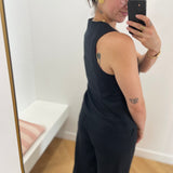 Gilet noué en lin Rousummer - Météorite - ROUGE