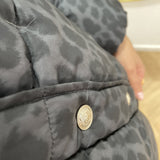 Veste courte matelassée léopard Vipuff - Noir - VILA