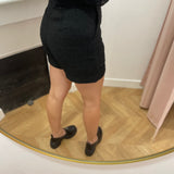 Short chic à franges Viblanca - Noir - VILA