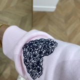 Sweat oversize Viseba - Rose pâle - VILA