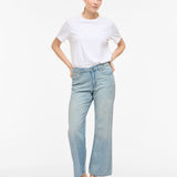Jean ample taille mi-haute Vipalma - Light Blue Denim - VILA