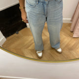 Jean ample taille mi-haute Vipalma - Light Blue Denim - VILA