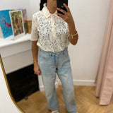 Jean ample taille mi-haute Vipalma - Light Blue Denim - VILA