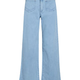 Jean coupe ample taille mi-haute Vilorie - Light Blue Denim - VILA