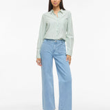 Jean coupe ample taille mi-haute Vilorie - Light Blue Denim - VILA