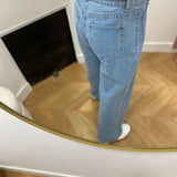 Jean coupe ample taille mi-haute Vilorie - Light Blue Denim - VILA