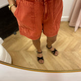 Short court en jean Vijado - Burnt brick - VILA