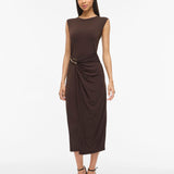 Robe sans manches mi-longue Vijustine - Slate black - VILA