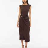 Robe sans manches mi-longue Vijustine - Slate black - VILA