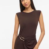 Robe sans manches mi-longue Vijustine - Slate black - VILA