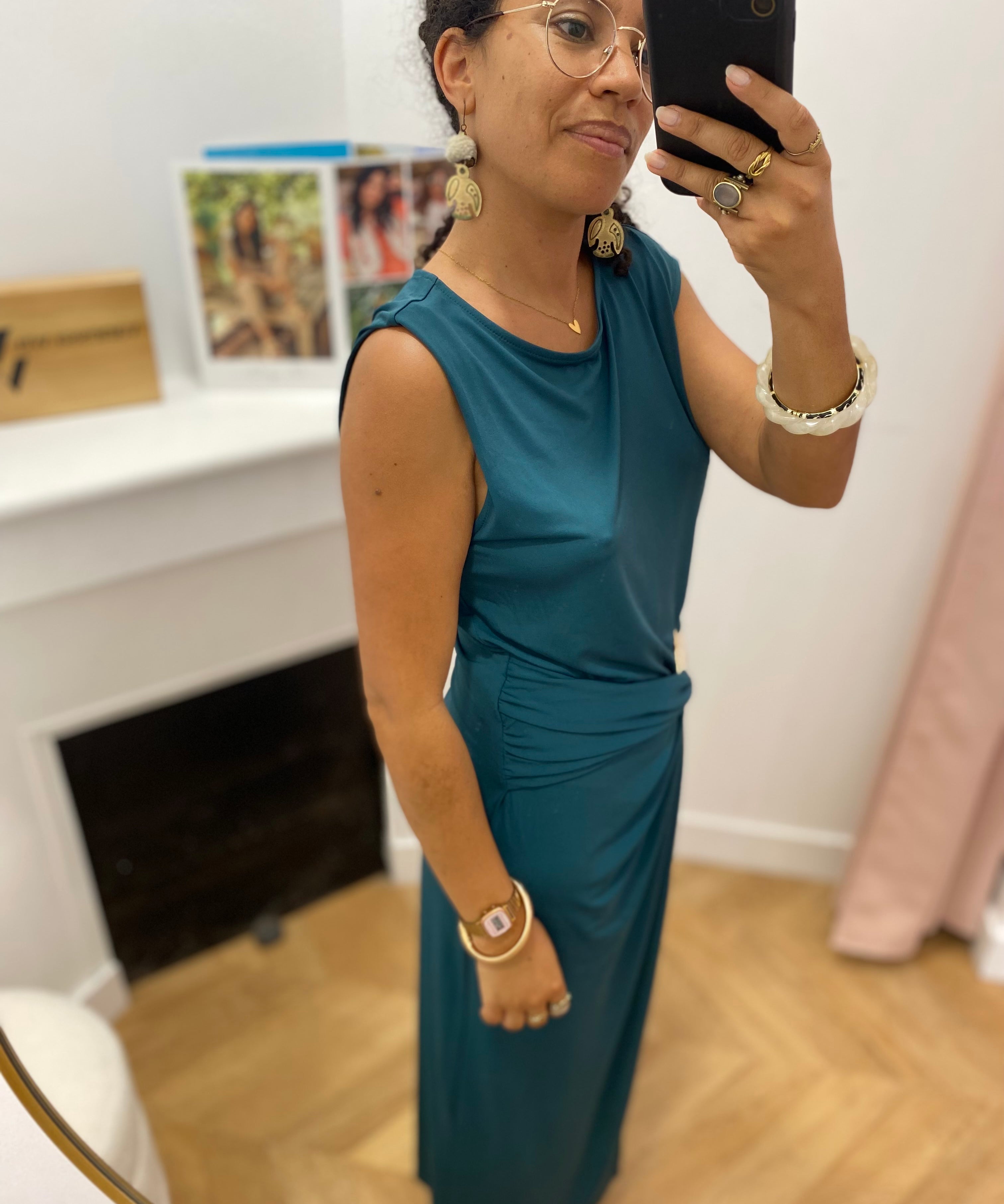 Robe sans manches mi-longue Vijustine - Atlantic Deep - VILA