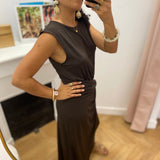 Robe sans manches mi-longue Vijustine - Slate black - VILA