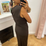 Robe sans manches mi-longue Vijustine - Slate black - VILA