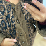 Veste léopard Viadera - Coffee Brown - VILA
