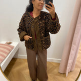 Veste léopard Viadera - Coffee Brown - VILA