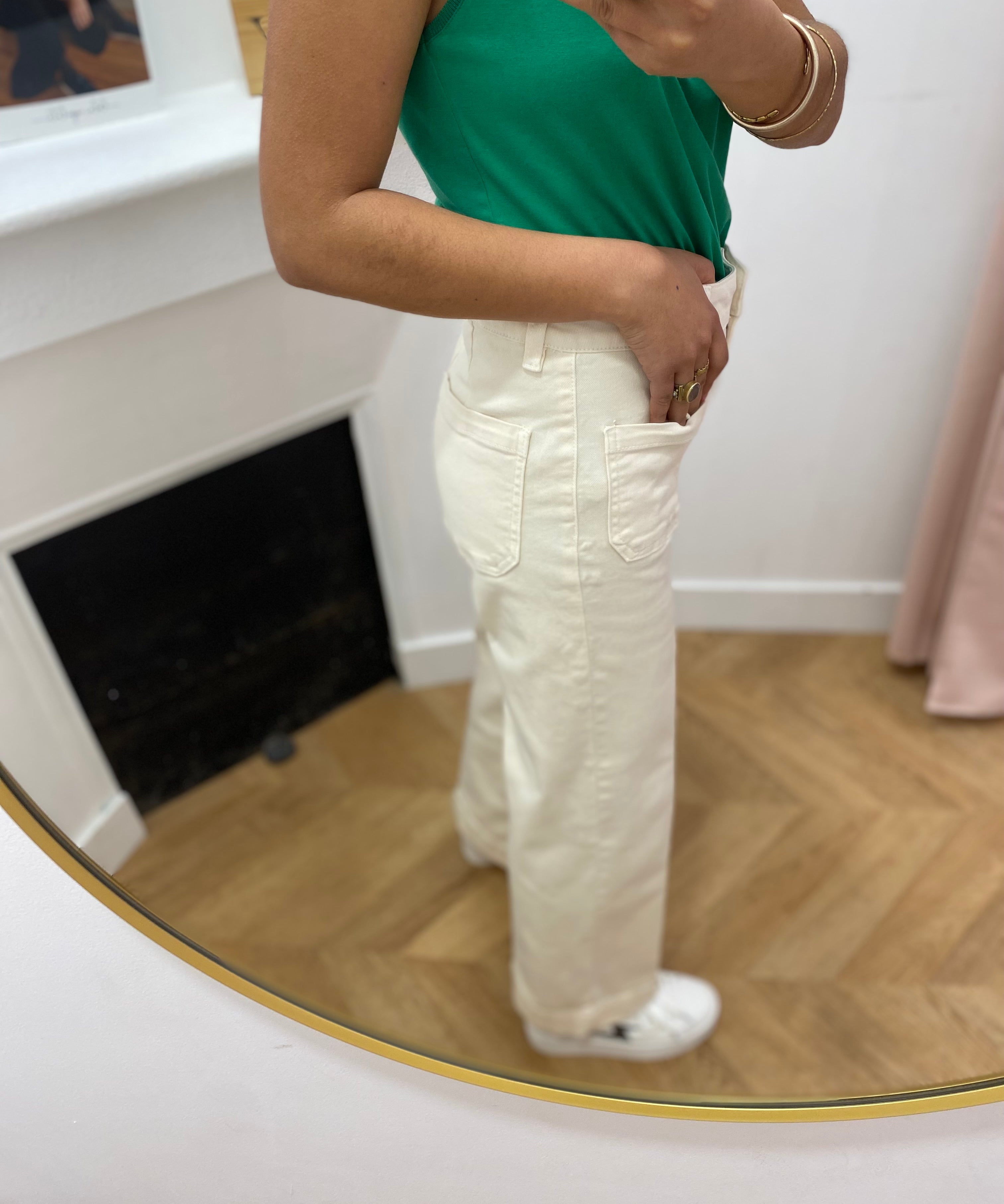 Pantalon court Bijou - Ecru - C'EST BEAU LA VIE !