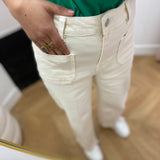 Pantalon court Bijou - Ecru - C'EST BEAU LA VIE !