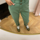 Pantalon slouchy Rose - Feuille - C'EST BEAU LA VIE !