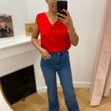 Jean bootcut taille haute Plumette - Stone - C'EST BEAU LA VIE