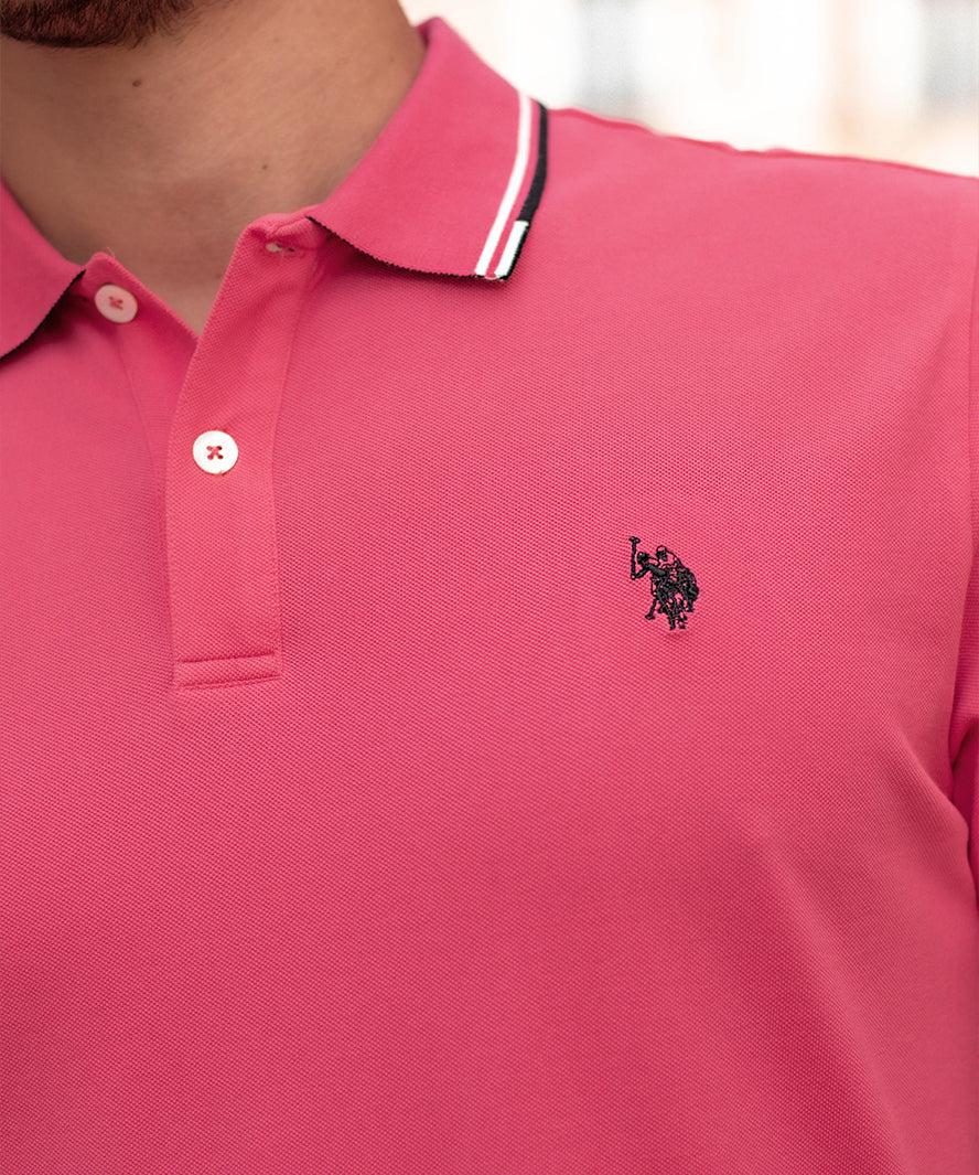 Polo n°176 - Rose - US Polo
