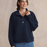 Sweat femme Eslyncam - Navy - TBS Femme