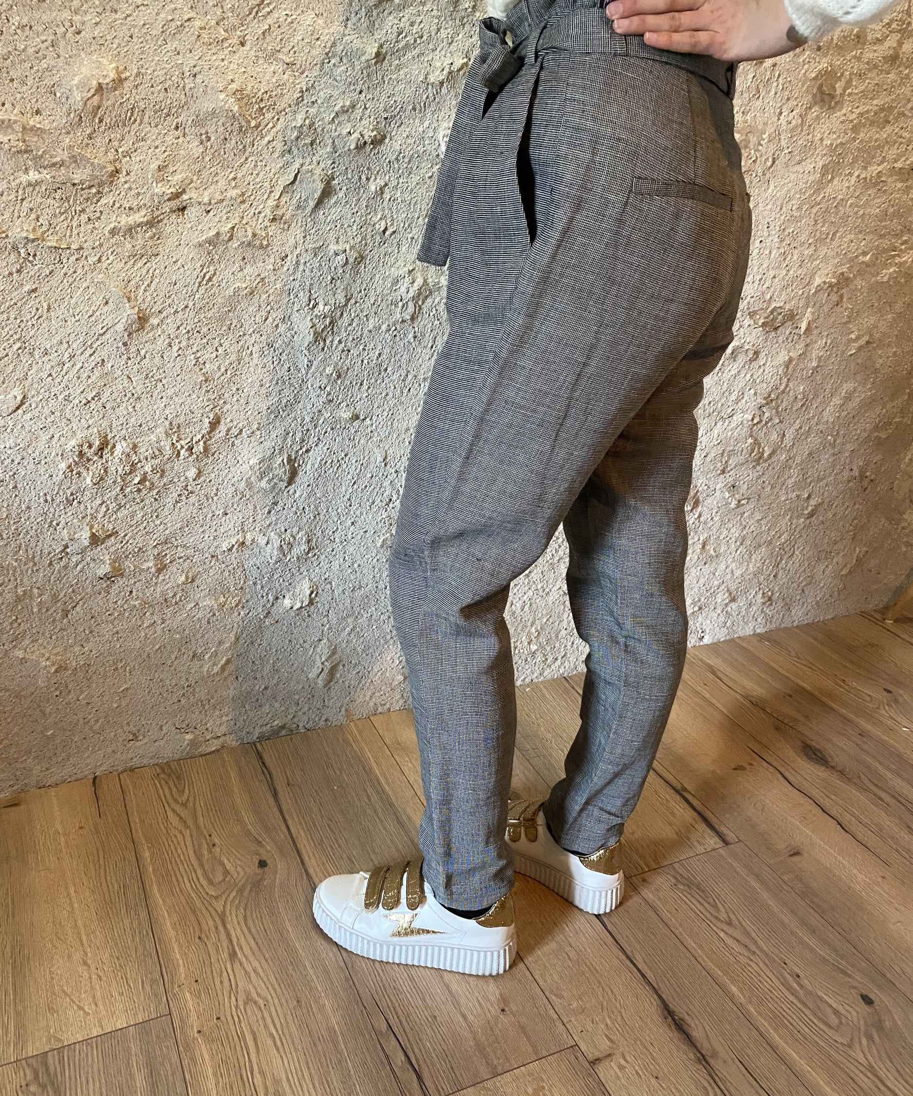 Pantalon carrot - Noir - I.Code